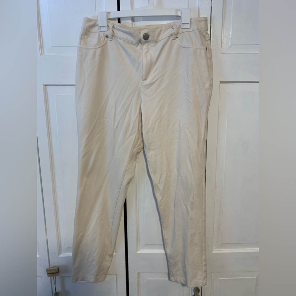 Women’s Cream Strecth Pants